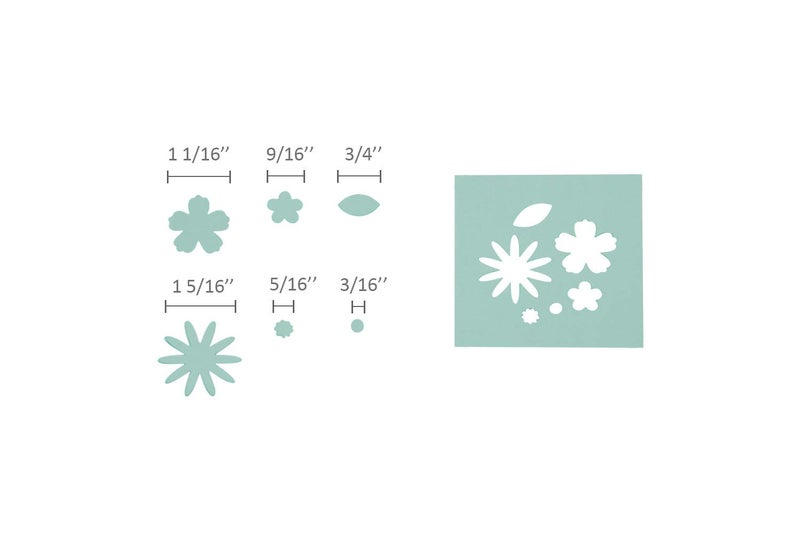 BiraBira Bira Multiflowers Flowers, Confetti, Flower Punch, 2.5" Lever Action Craft Punch for Paper Crafting Scrapbooking - Image 2